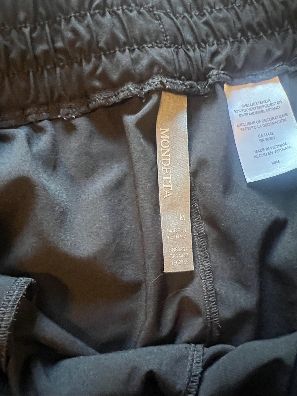 Mondetta Brown Elastic Waist Shorts - Picture 3 of 4